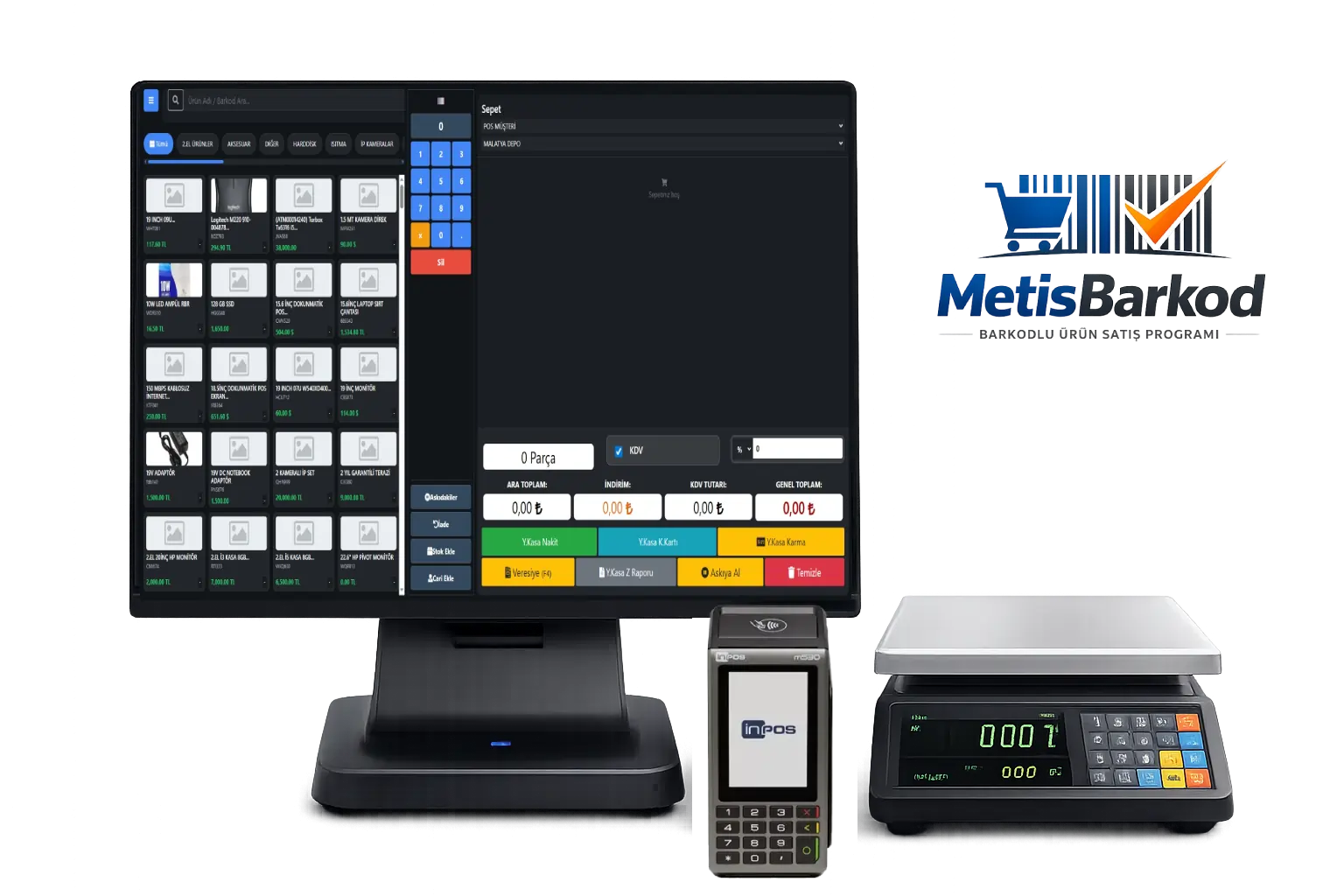 Barkodlu Satış Mağaza Programı - MetisCari