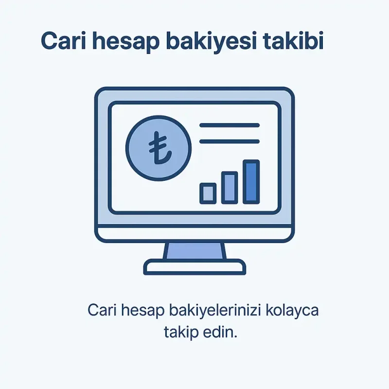 Cari hesap bakiyesi takibi