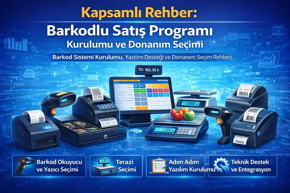 Barkodlu Satış Programı Kurulumu ve Donanım Seçimi: Kapsamlı Rehber